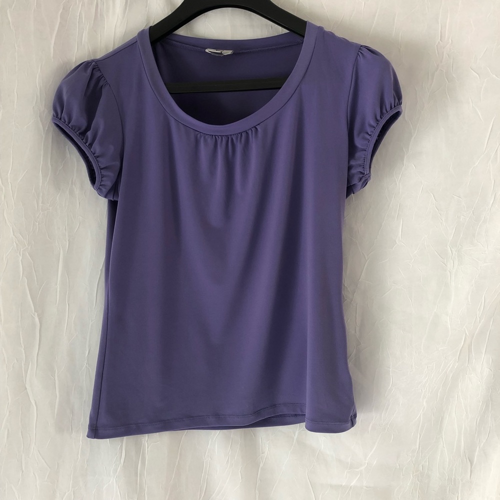 ✨EUC Women’s Purple Worthington Stretch Top 🌺 - Picture 2 of 7